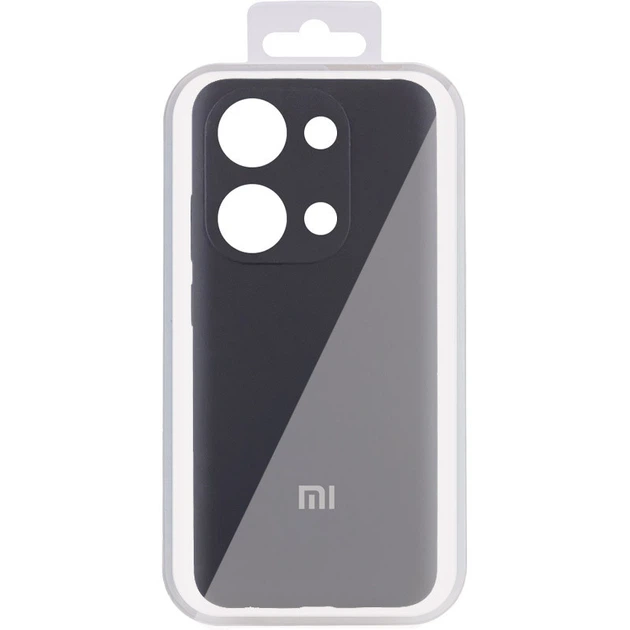 Чохол Silicone Cover Lakshmi Full Camera (AA) with logo для Xiaomi Redmi Note 13 Pro 4G black - изображение 5
