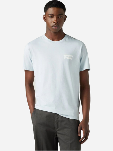 Koszulka męska bawełniana Levi's Graphic Crewneck Tee Color Bw Niagara M 22491-1700 L Błękitna (5401157131558) - obraz 1