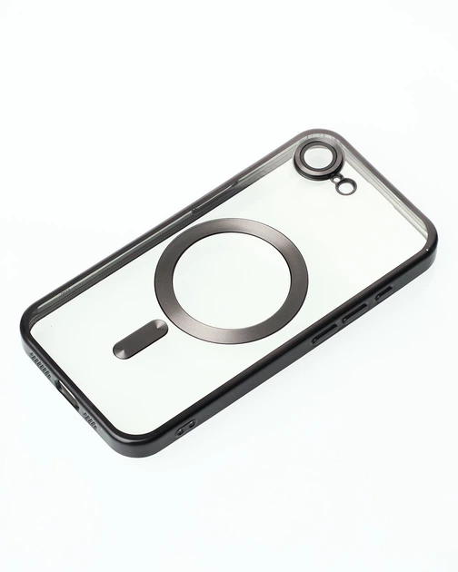 Чохол для Apple iPhone 16e MagSafe SHINING MATTE чорний - Фото 1 Чохол для Apple iPhone 16e MagSafe SHINING MATTE чорний - зображення 1
