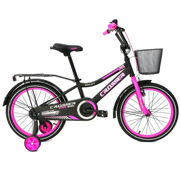 Детский велосипед Crosser Rocky 18" Розовый - Фото 1 Детский велосипед Crosser Rocky 18" Розовый - изображение 1