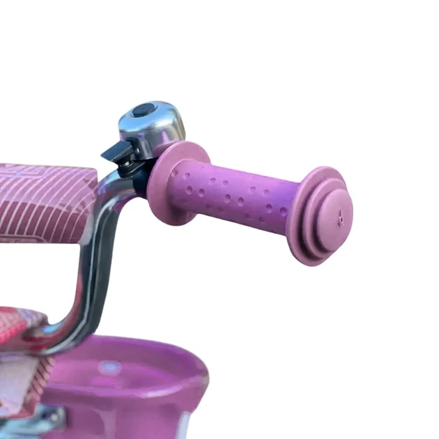 Детский велосипед с багажником для куклы и корзиной Crosser Kids Bike 20" Розовый - изображение 8