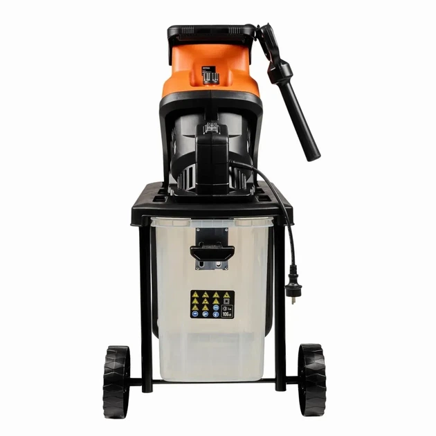 Садовий електричний подрібнювач KRAFT&DELE 3000 W, подрібнювач гілок для дачі - Фото 2 Садовий електричний подрібнювач KRAFT&DELE 3000 W, подрібнювач гілок для дачі - зображення 2