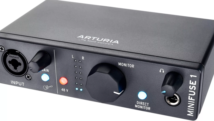 Аудиоинтерфейс Arturia MiniFuse 1 Black - изображение 3
