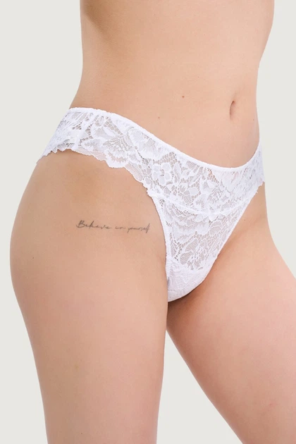 Трусики бразиліана Lormar 3(M) Білий (Bianco) (85164) - зображення 2