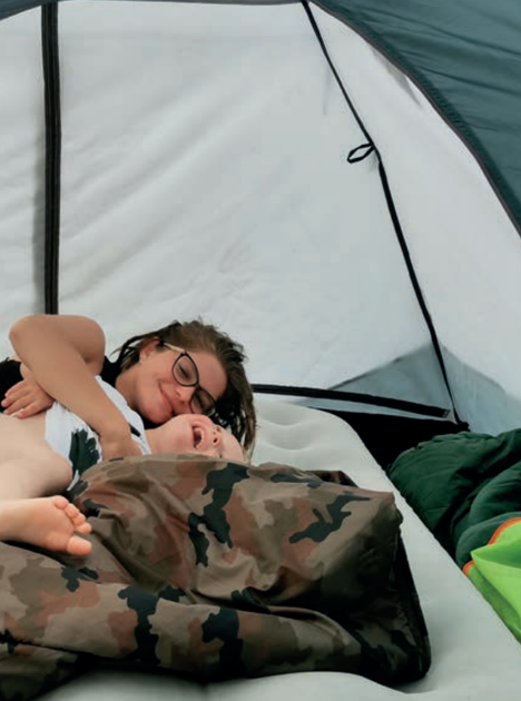 Матрац кемпінговий Nils Camp NC2803 203 x 152 x 22 см XXL Бежевий (5908261680595) - зображення 3