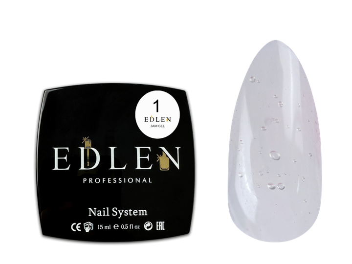 Гель моделирующий Edlen Jem Gel №1, 15 мл - Фото 1 Гель моделирующий Edlen Jem Gel №1, 15 мл - изображение 1