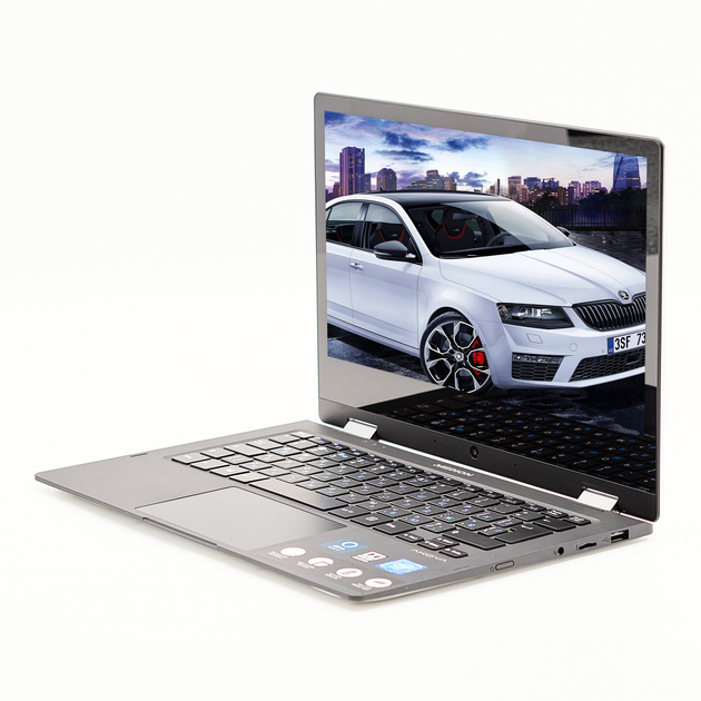 Ноутбук-планшет 11.6" Medion (Lenovo Group) E2291 Intel Celeron RAM 4 ГБ eMMc 64 ГБ Intel Graphics Металевий корпус (б/в) Win10 (3911) - изображение 3
