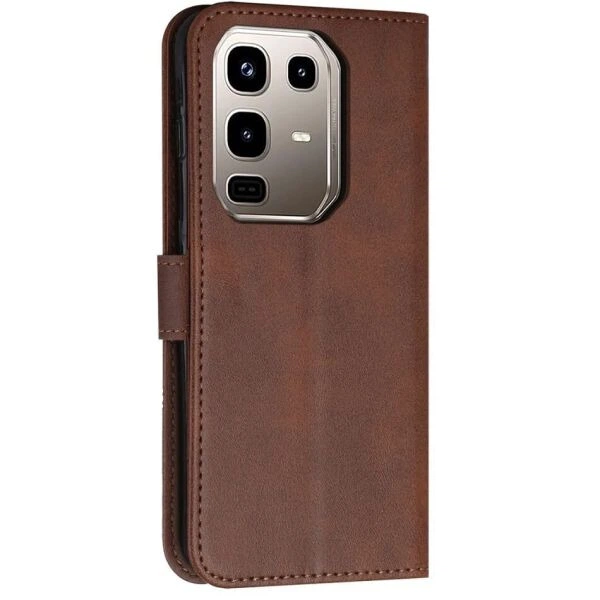 Чехол-книжка с застежкой UniCase Jet Cover для Infinix Note 50 / Note 50 Pro - Brown - Фото 5 Чехол-книжка с застежкой UniCase Jet Cover для Infinix Note 50 / Note 50 Pro - Brown - изображение 5