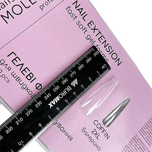 Формы-типсы для наращивания "Балерина 2XL", 240 шт - Nails Molekula 240шт (1459714-29086965) - Фото 2 Формы-типсы для наращивания "Балерина 2XL", 240 шт - Nails Molekula 240шт (1459714-29086965) - изображение 2