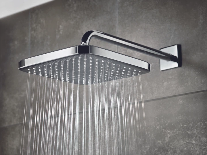 Верхній душ з настінним кронштейном Grohe Tempesta Cube (26687000) ( 10530 ) - изображение 7
