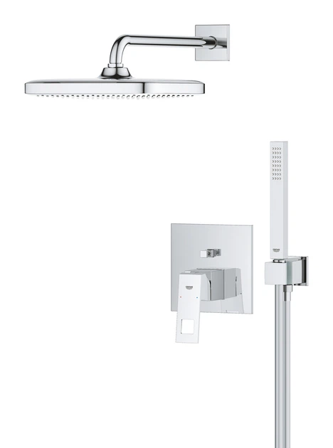 Прихована душова система Grohe Eurocube Tempesta 250 Cube (25289000) - изображение 4