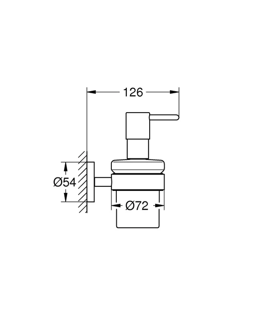 Дозатор рідкого мила Grohe Essentials New (40448001) kr - зображення 2