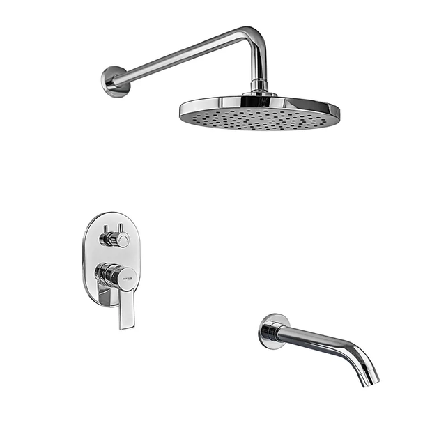 Душова система MIXXUS PREMIUM BENEDICT 009 INNER (вбудована) (Колір хром) (MI5971) - Фото 1 Душова система MIXXUS PREMIUM BENEDICT 009 INNER (вбудована) (Колір хром) (MI5971) - изображение 1