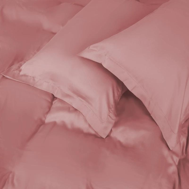 Акція на Простирадло на гумці MirSon Tencel №02 Pink 140x190 см від Rozetka
