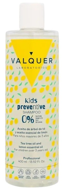 Шампунь для дітей Valquer Preventive 400 мл (8420212362161) - зображення 1