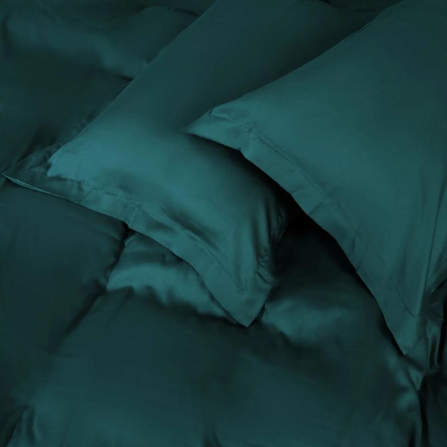Простирадло на гумці MirSon Tencel №07 Emerald 80x190 см від Rozetka на платформі USKIDKA Акція на Простирадло на гумці MirSon Tencel №07 Emerald 80x190 см від Rozetka