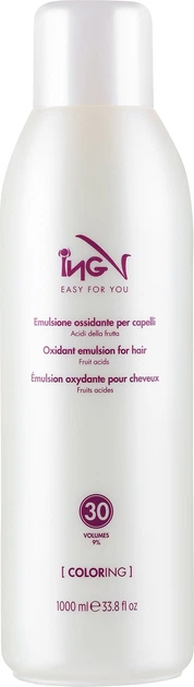 Окислительная эмульсия ING Professional Color-ING Oxidante Emulsion 30 vol 9% 1 л (8033075884932) - Фото 1 Окислительная эмульсия ING Professional Color-ING Oxidante Emulsion 30 vol 9% 1 л (8033075884932) - изображение 1