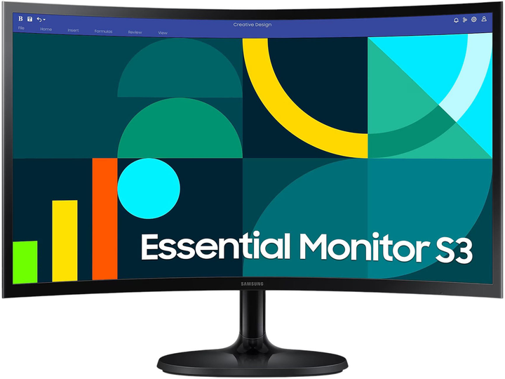 Monitor 27" Samsung Essential S3 S36GD FHD (LS27D366GAUXEN) - obraz 1