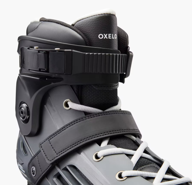 Ролики для Дорослих OXELO EU 45/46 Hard Shell MF140 Чорний (Гальма в комплект не входять) - зображення 3