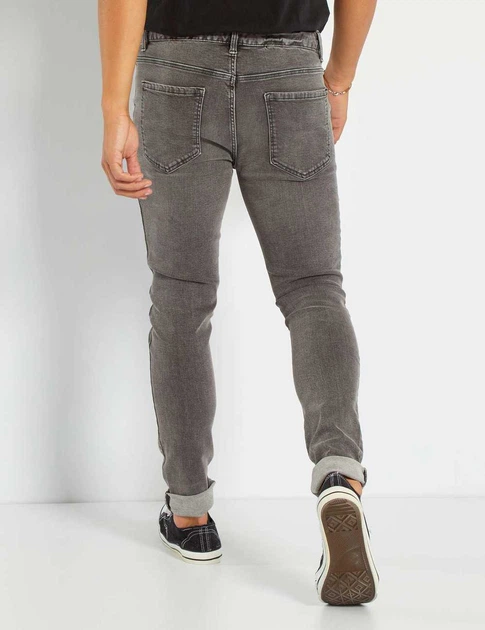 Джинси Skinny Kiabi сірий KJIXJ608 36/32 - изображение 3