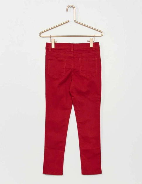 Джинси Skinny Kiabi червоний XQBBN725 98-107 - изображение 2