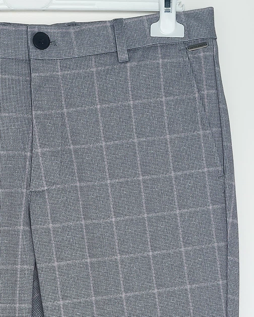 Брюки JACK&JONES серые в клетку NKGAI354 32/32 - изображение 3