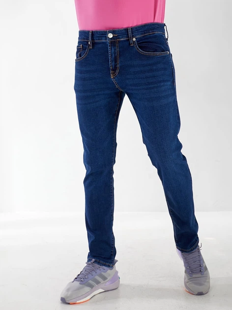 Джинси Carrie Skinny чоловічі темно-синього кольору 33035 W32 - Фото 2 Джинси Carrie Skinny чоловічі темно-синього кольору 33035 W32 - зображення 2