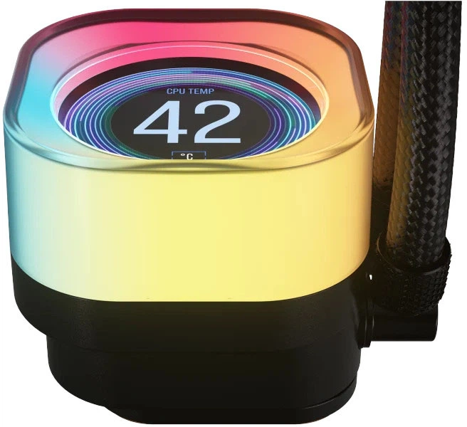 System chłodzenia wodą Corsair iCUE Link TITAN 240 RX LCD Black (CW-9061022-WW) - obraz 3