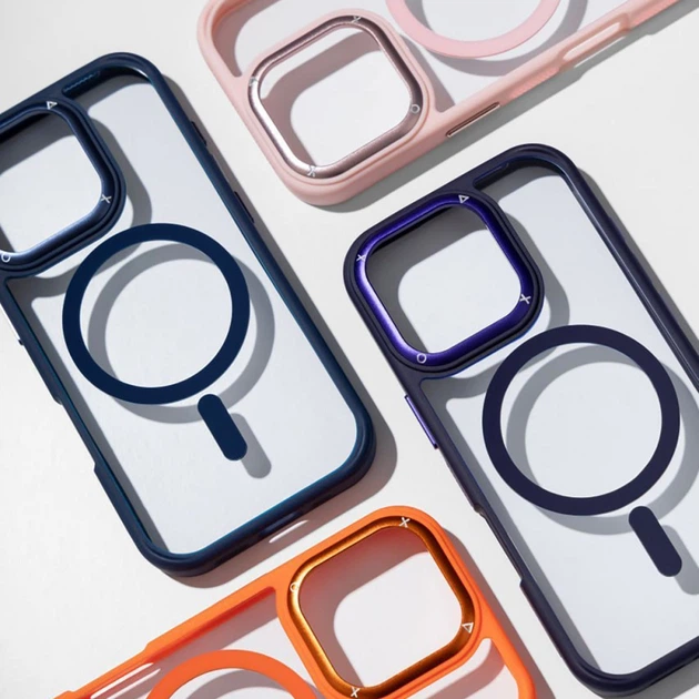 Чохол Proove Clear Essence Case with Magnetic Ring iPhone 16 Pro pink sand - изображение 6