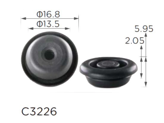 Заглушки C3226 Nissan 01658-01361,0165801361,13126 100шт - изображение 2