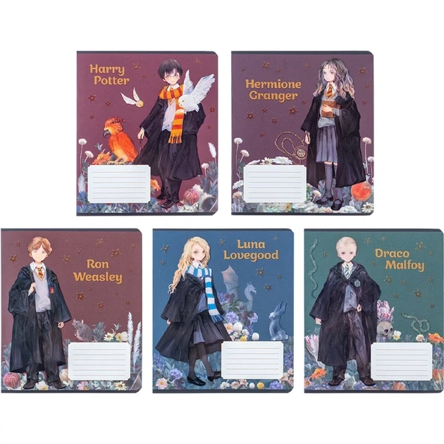 Зошит шкільний Kite Harry Potter HP24-236, 18 аркушів, клітинка - Фото 1 Зошит шкільний Kite Harry Potter HP24-236, 18 аркушів, клітинка - изображение 1