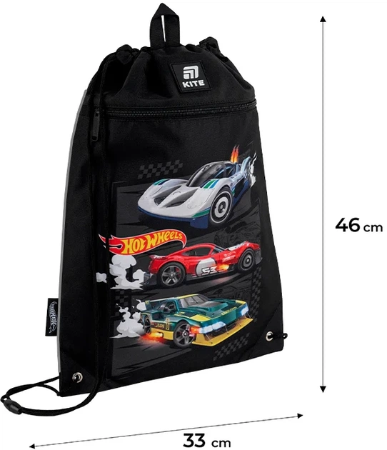 Шкільний набір Kite Education Hot Wheels 3 предмети (SET_HW25-555S) - зображення 14