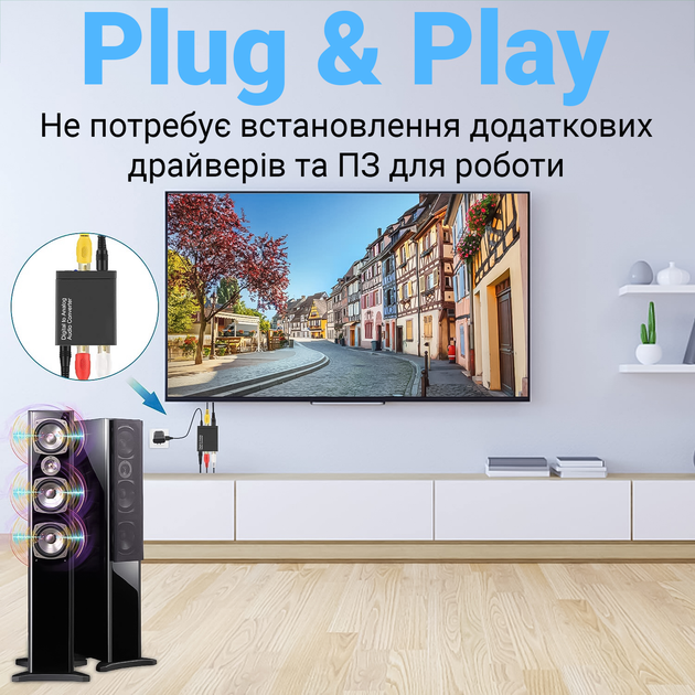 Конвертер звукового сигнала из цифрового в аналоговый Digital Lion DAC03(2), ЦАП: Toslink + Коаксиал на RCA - изображение 8