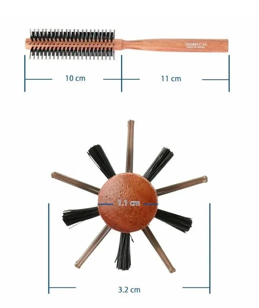 Профессиональный браш для укладки волос феном SANBI Roll Brush LC-15 - изображение 5
