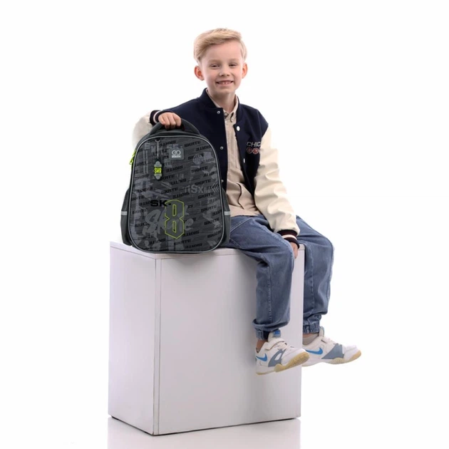 Рюкзак шкільний напівкаркасний GoPack Education Skate GO25-165M-8 - зображення 13