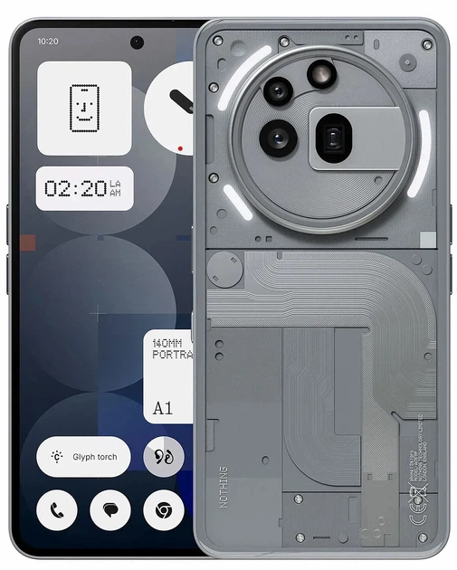 Nothing Phone (3a)Pro グレー , rom256GB Смартфон Nothing Phone (3a) Pro 12/256GB Gray [131535] – фото