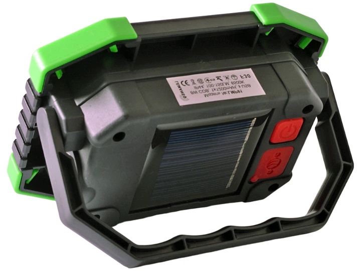 Прожектор LED 8W COB 100-150Lm 6500K IP44 зелено(жовто)-чорний/ LMP91 з USB і акум Лємансо - зображення 2