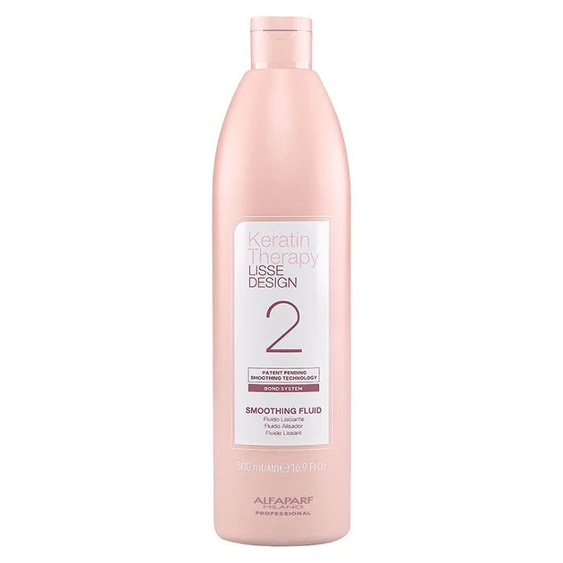 Кератиновый выпрямляющий флюид Alfaparf Lisse Design Smoothing Fluid 500 мл - Фото 1 Кератиновый выпрямляющий флюид Alfaparf Lisse Design Smoothing Fluid 500 мл - изображение 1