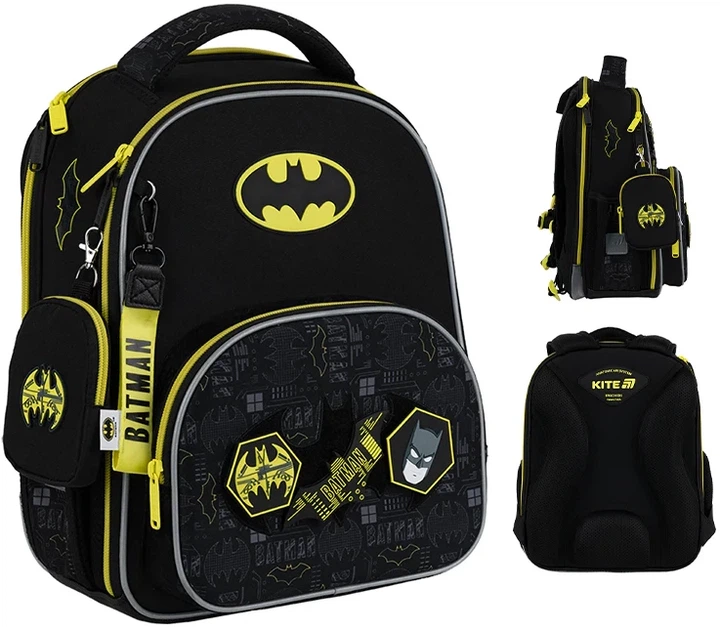Шкільний набір Kite Education DC Batman 3 предмети (SET_DC25-556M) - зображення 2