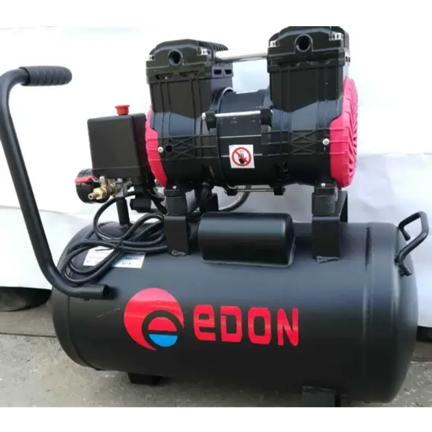 Мощный безмасляный компрессор Edon ED-1100-10L : ресивер 10л, 1.1 кВт, 8 бар, вес 25 кг - изображение 1