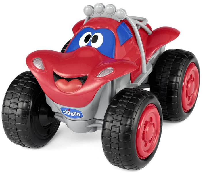 Zdalnie sterowany samochodzik z kierownicą Chicco Turbo Team BILLY Czerwony (8003670912484) - obraz 4