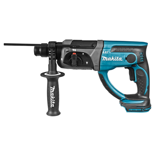 Профессиональный аккумуляторный перфоратор Makita DHR202RX4 : с АКБ 2шт 18V 3 Ач+1,5 Ач, 2 Дж - изображение 3