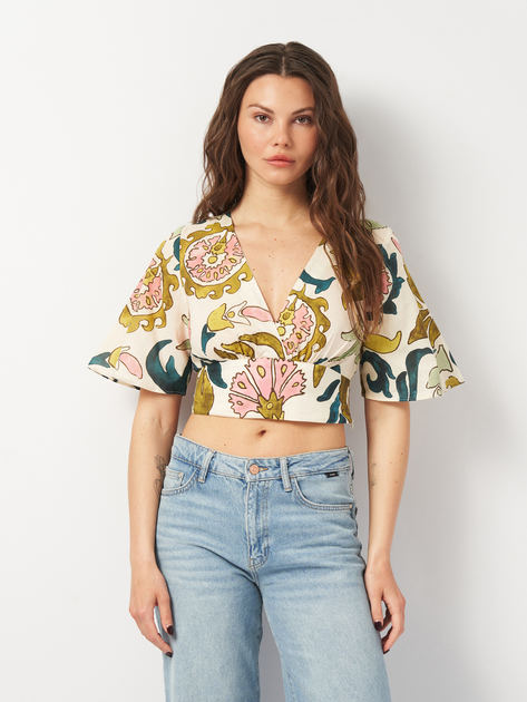 Футболка жіноча Zara 3428/372 XS Різнокольорова від Rozetka на платформі USKIDKA Акція на Футболка жіноча Zara 3428/372 XS Різнокольорова від Rozetka