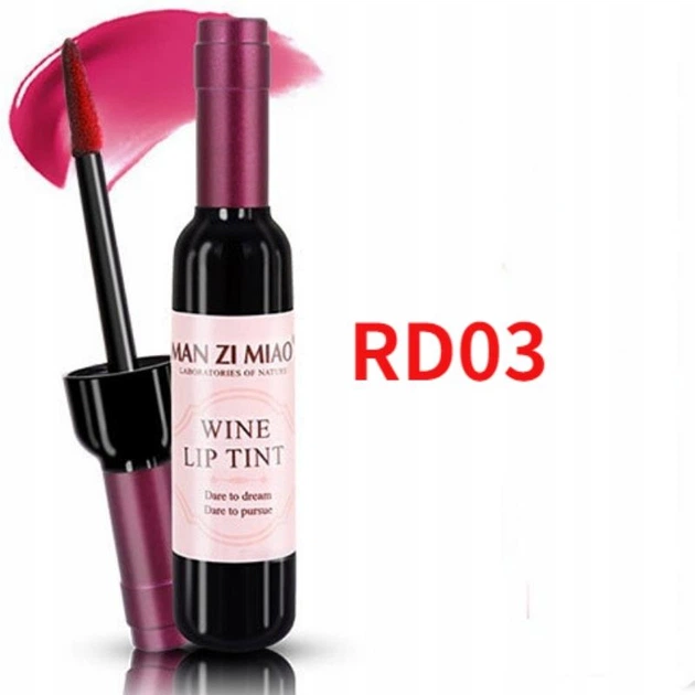 Матовий водостійкий тинт для губ MAN ZI MIAO Amaranth Red RD03 - зображення 3