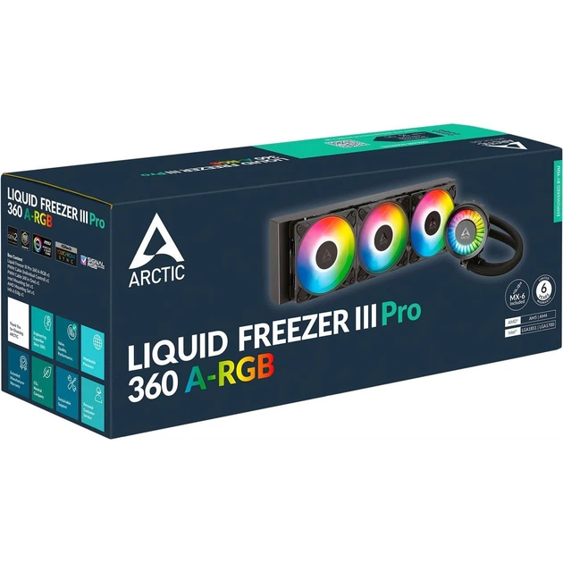 СВО Arctic Liquid Freezer III Pro 360 A-RGB Black (ACFRE00184A