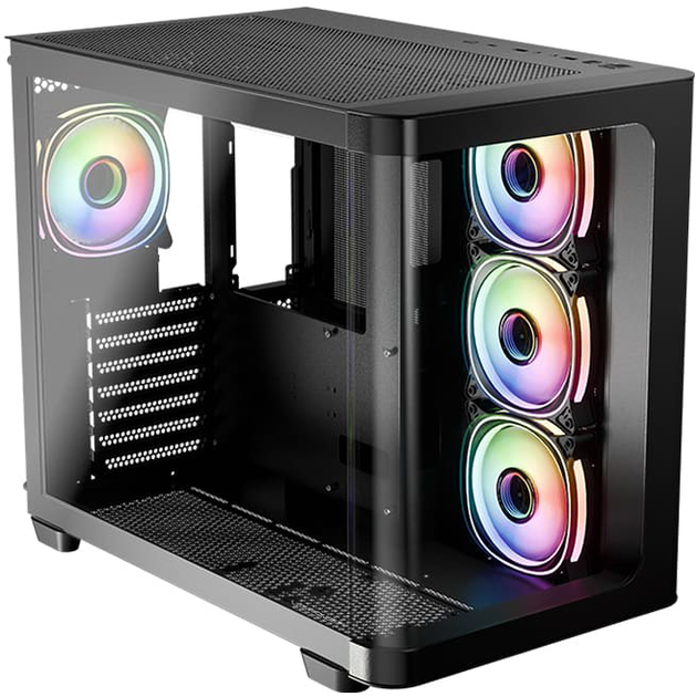 Obudowa LC-Power Gaming 8001B Pro-Storm Black (LC-8001B-ON) - obraz 3