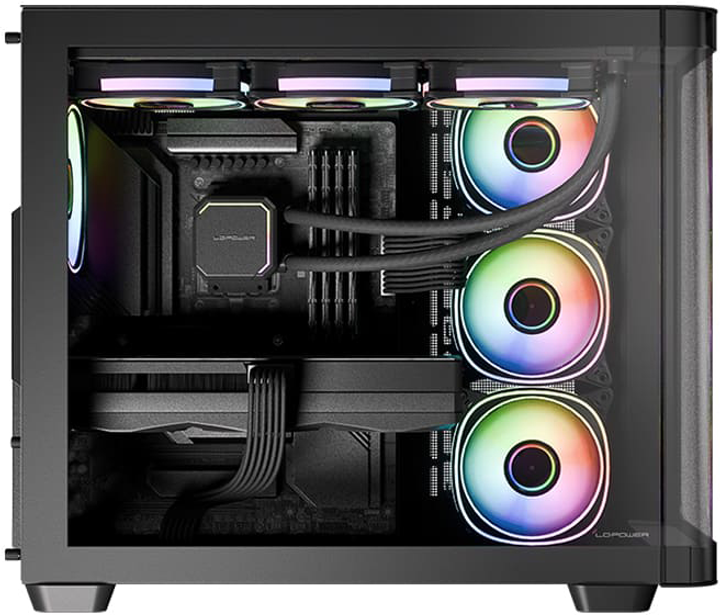 Obudowa LC-Power Gaming 8001B Pro-Storm Black (LC-8001B-ON) - obraz 14