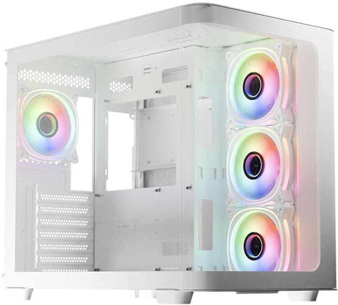 Корпус LC-Power Gaming 8001W Pro-Storm White (LC-8001W-ON) - зображення 1