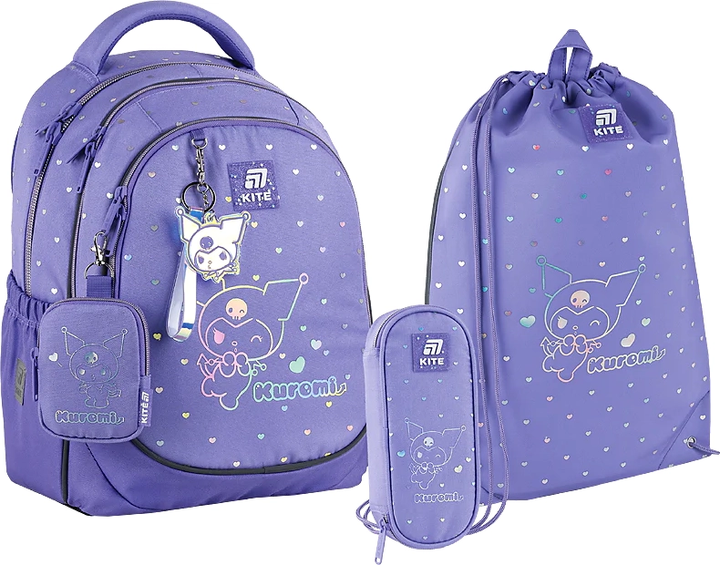 Шкільний набір Kite Education Kuromi 3 предмети (SET_HK25-700M) - зображення 1