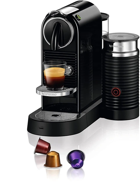 ソフトドリンク NESPRESSO COFFEE MACHINE Кофемашина капсульная Nespresso Citiz and Milk Black D123 – фото